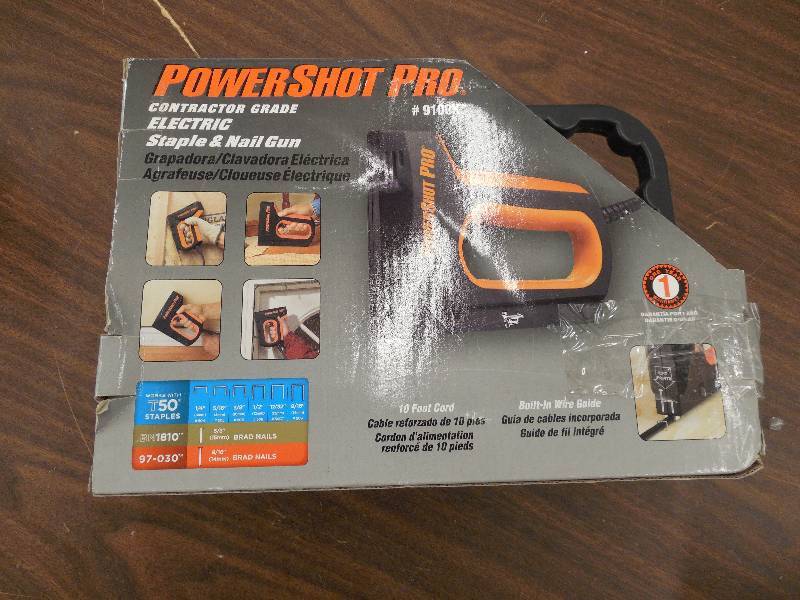 lot 5 image: Arrow PowerShot Pro Electric Staple and Nail Gun