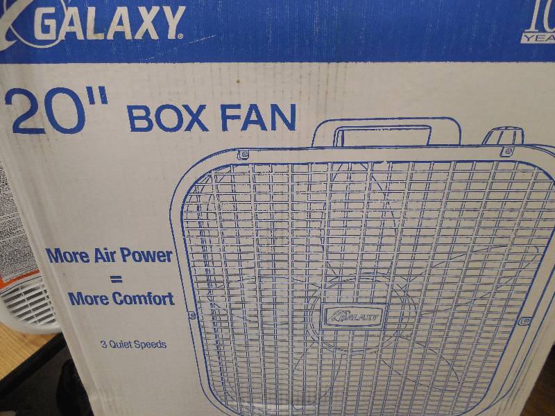 lot 35 image: Galaxy 20 Box Fan
