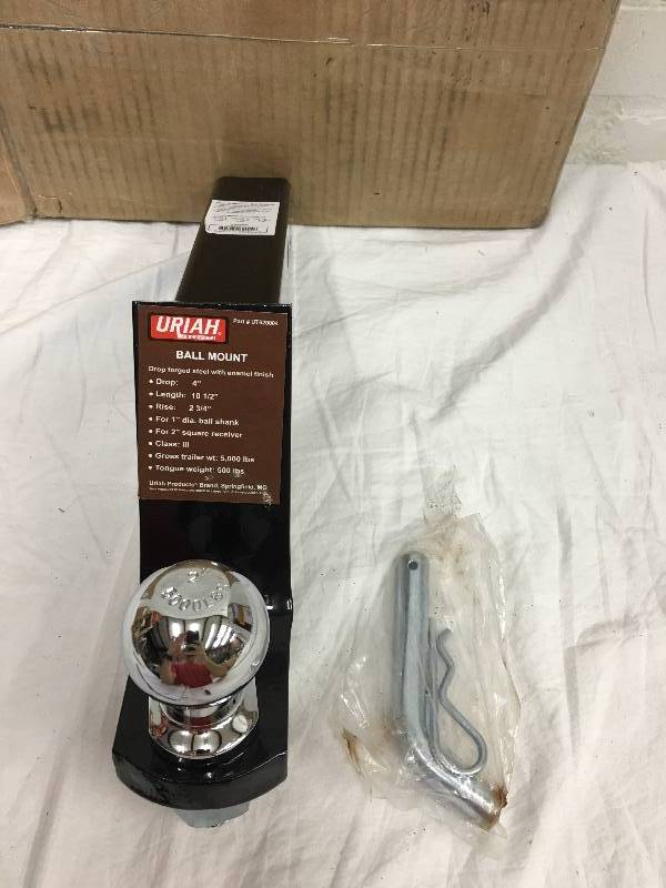 4 Drop Ball Mount with Ball and Pin