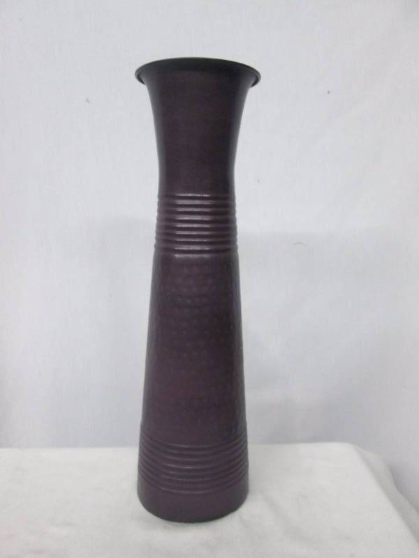 Purple Tin Decorative Vase
