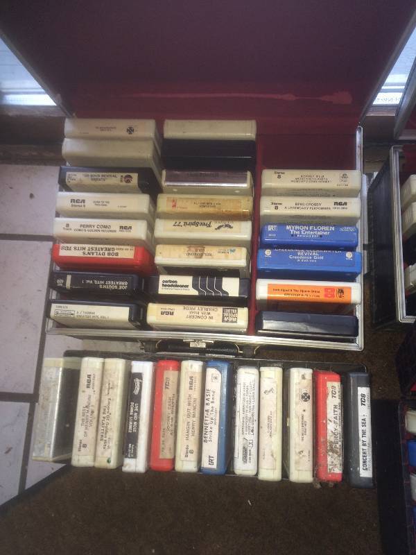 3 Cases of 8 Tracks