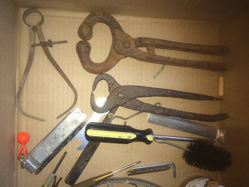 Tray of tools