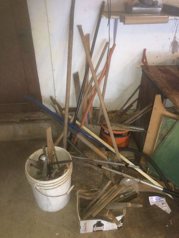 Misc. Handles and broom sticks
