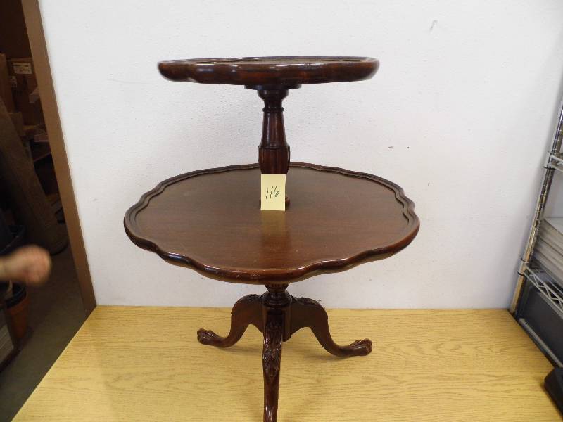 2 Tier Antique Table
