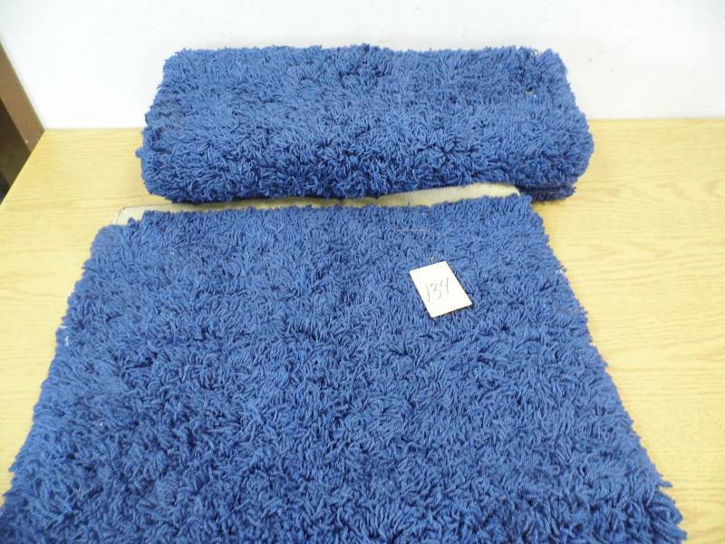 3 Blue Rugs