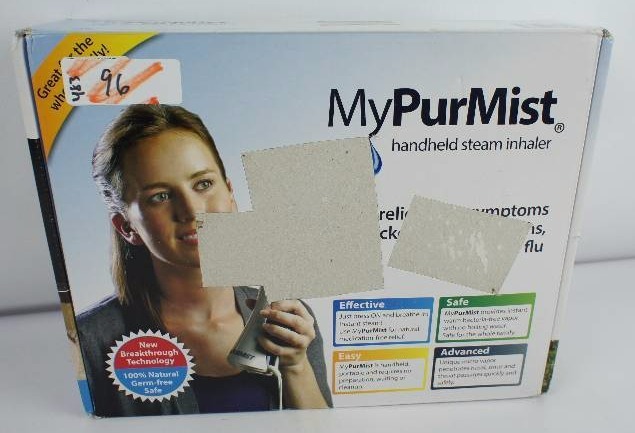 lot 96 image: MyPurMist Handheld Steam Inhaler  Steam Vaporizer  Personal Steam Inhaler