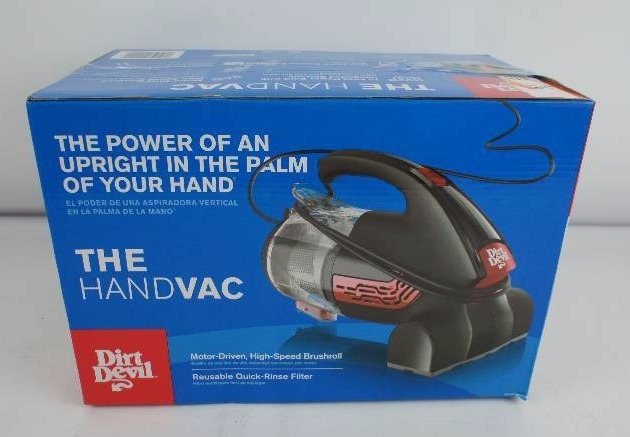 lot 76 image: Dirt Devil The Hand Vac 2.0 Bagless Handheld Vacuum