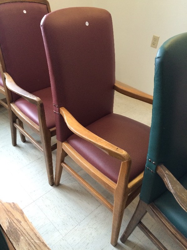 Reception area chair