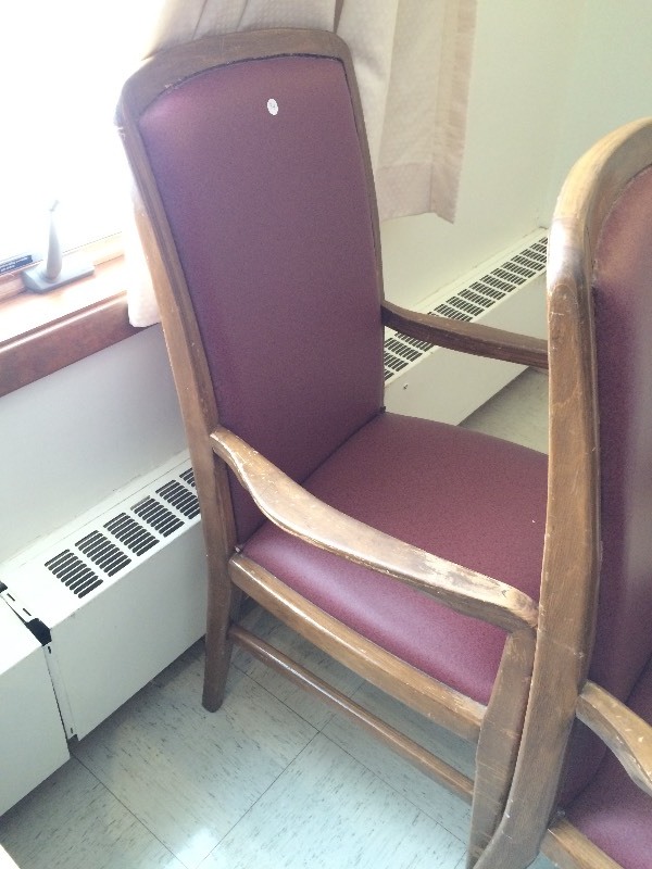 Reception area chair