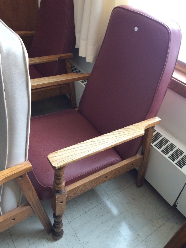 Reception area chair