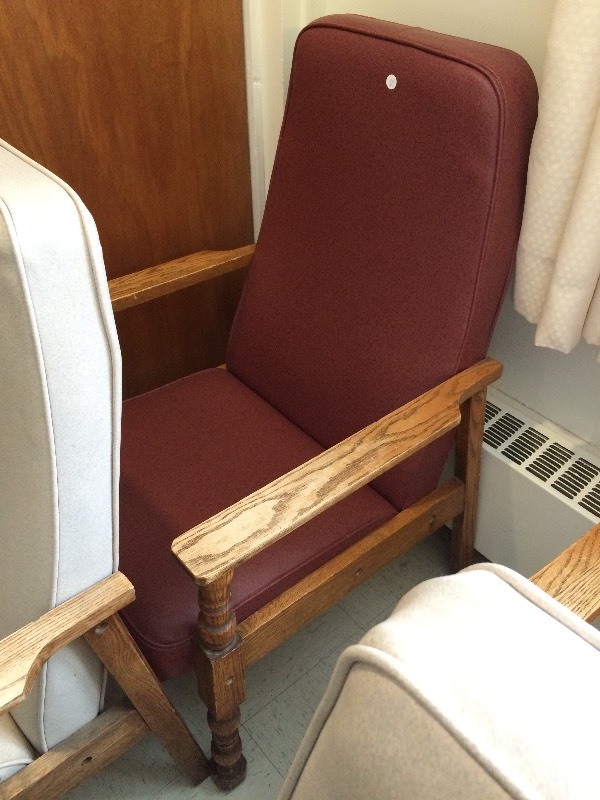 Reception area chair