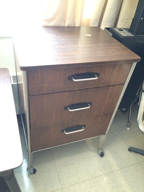 Rolling organizer  desk