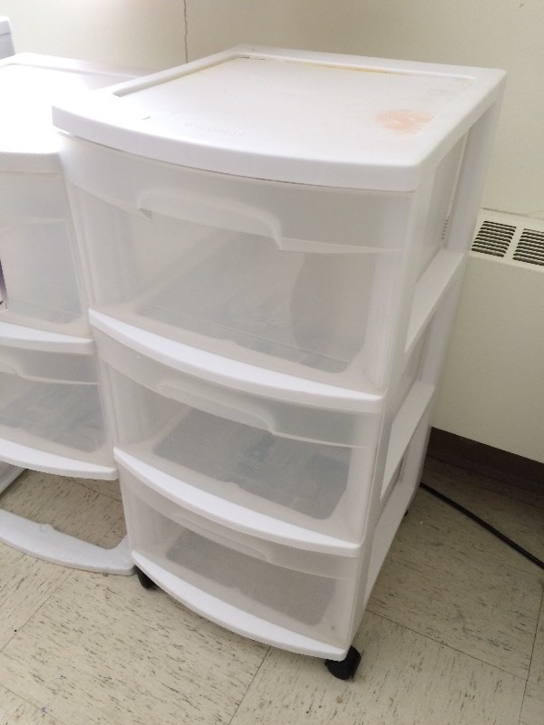 plastic organizer bin