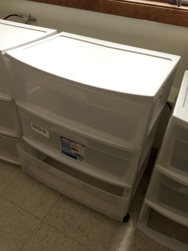 plastic organizer bin