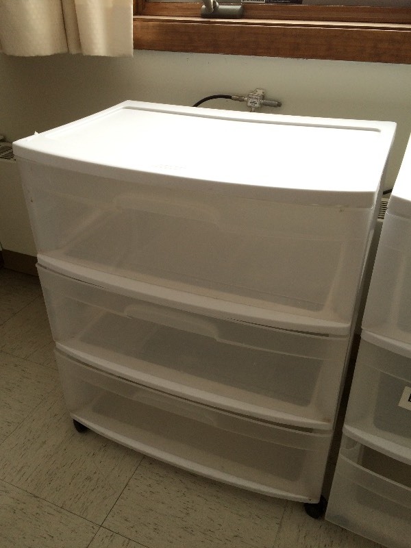 plastic organizer bin
