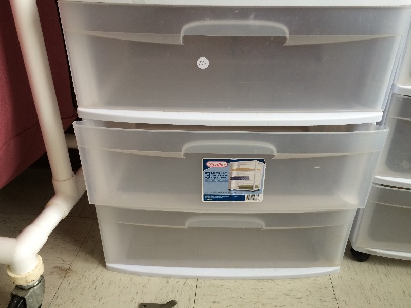 plastic organizer bin