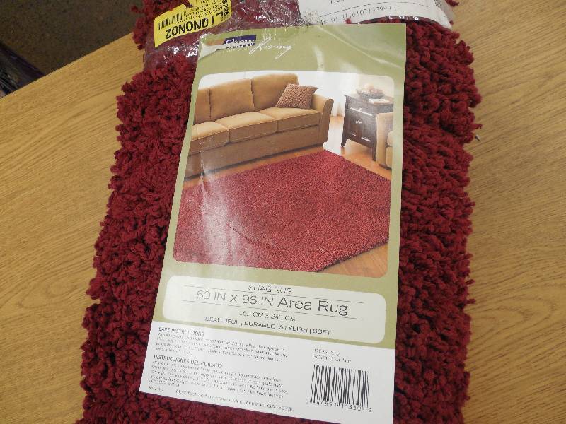 Shag Rug - Red - 60 x 96