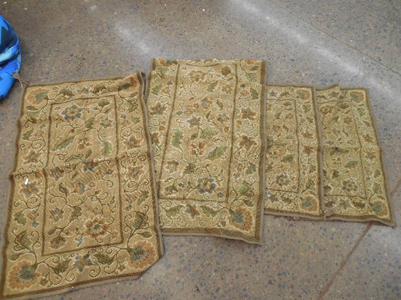 (4) AREA RUGS