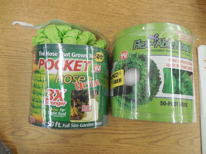 (2) As Seen on TV Pocket Hose 50ft