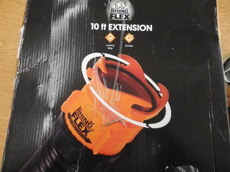 RhinoFLEX 10 Sewer Hose Extension Kit with Swivel Fitting