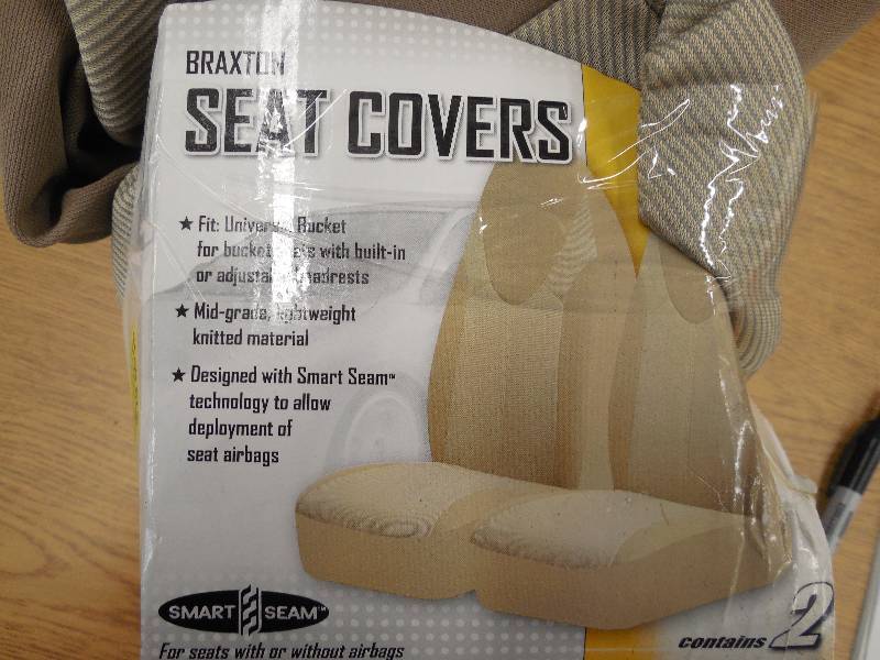 Auto Expressions Bucket Seatcover, Braxton Tan