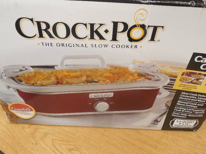 Crock-Pot Casserole Crock, Red