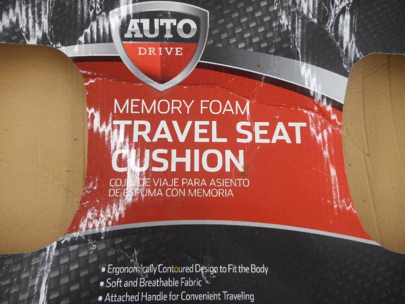 AUTO DRIVE MEMORY FOAM TRAVEL SEAT CUSHION