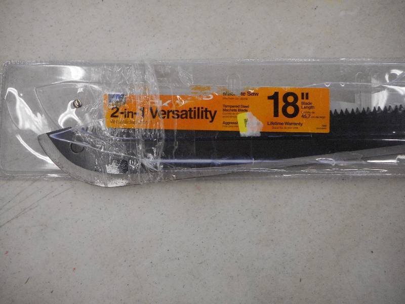 FISKARS 2 IN 1 18 INCH MACHETE HAK SAW