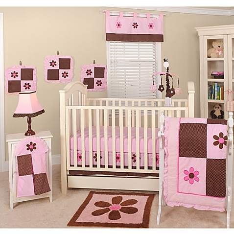Pam Grace Creations Pams Petals 10-Piece Crib Bedding Set