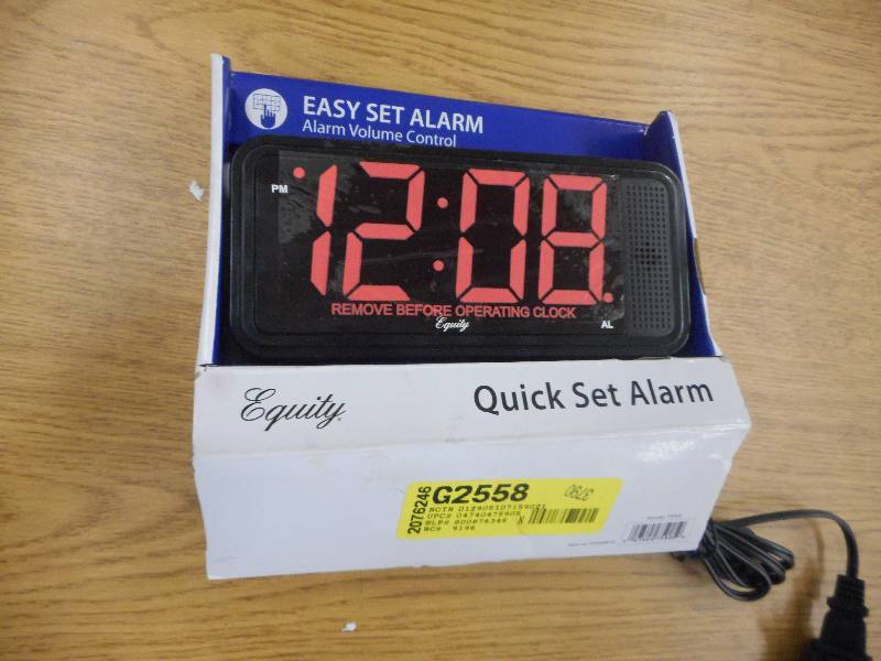 EASY SET ALARM CLOCK