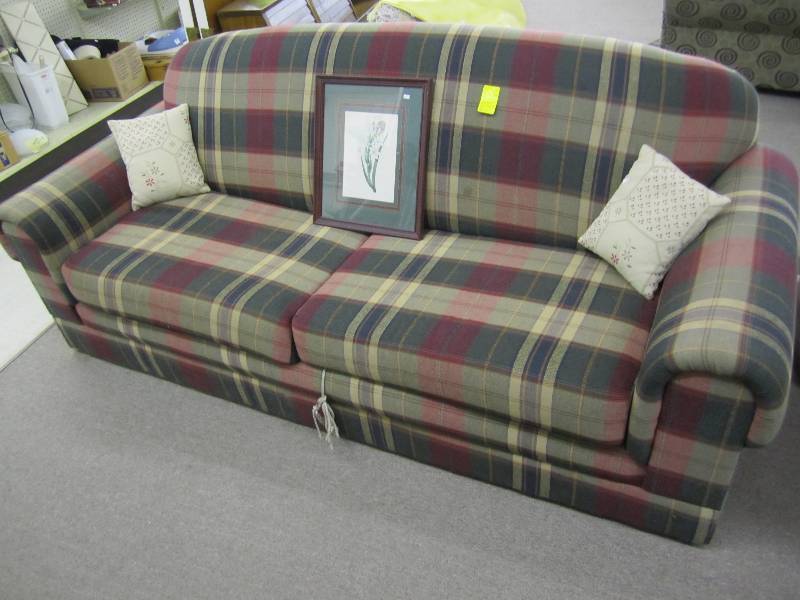 Nice upholstered hide-a-bed couch...