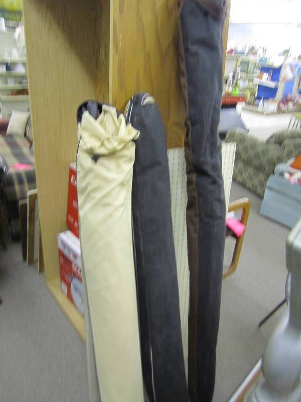 3 umbrellas for a patio, look like ...