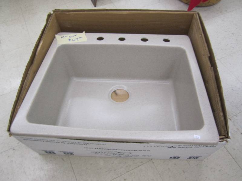 Brand new Mount Blanc sink...