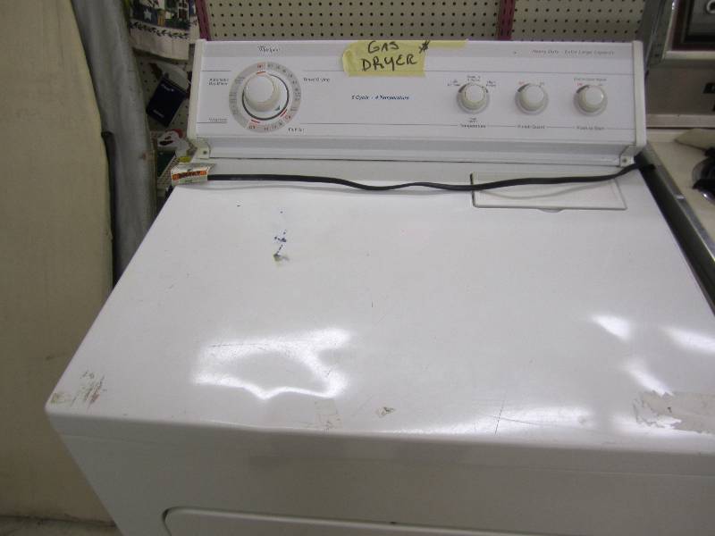 Whirlpool gas dryer...
