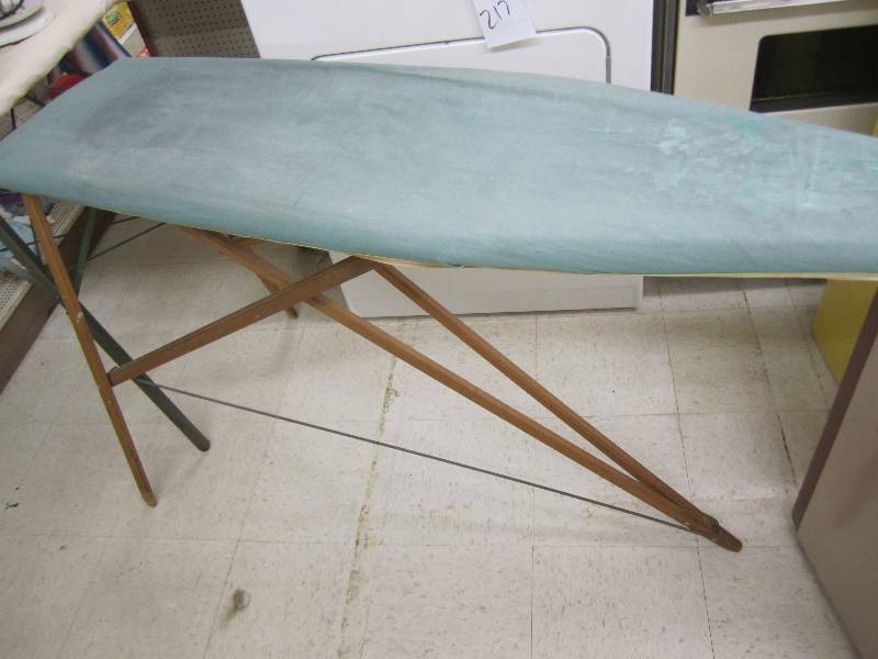 vintage ironing board...