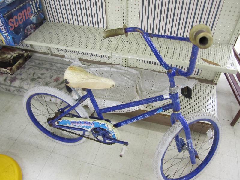 Purple Malibu bike...