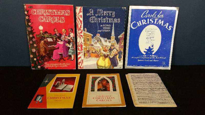 lot 98 image: Vintage Christmas Music Books