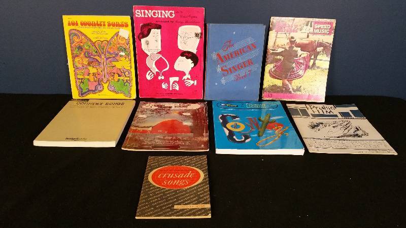 lot 96 image: Vintage Billy Graham Crusade Songbook, Country, Singing, More