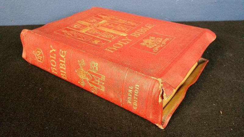 lot 24 image: Bible, Papal Version