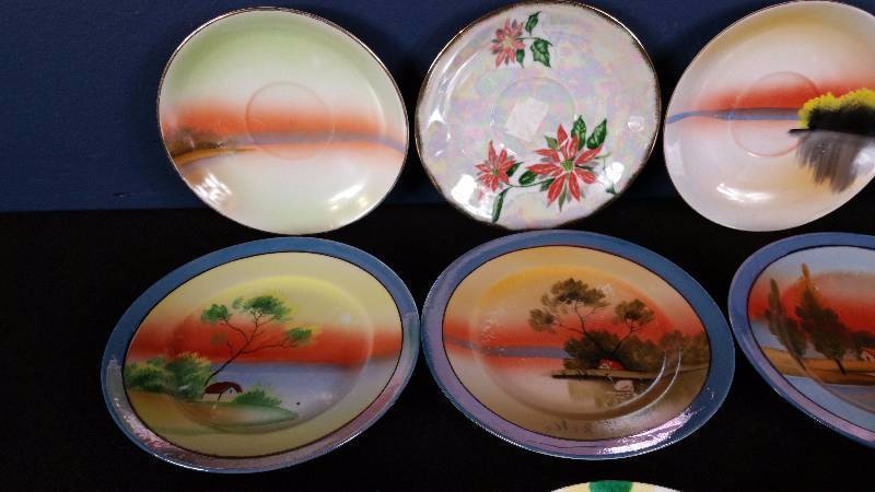 lot 92 image: Group of (15) Porcelain Saucers