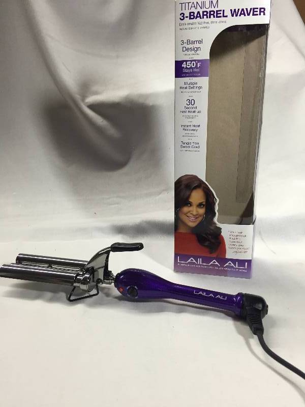 Laila Ali Titanium 3-Barrel Waver