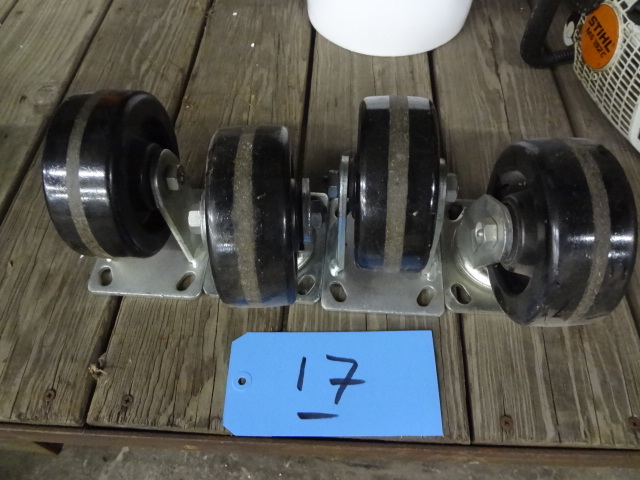 (4) Large Casters