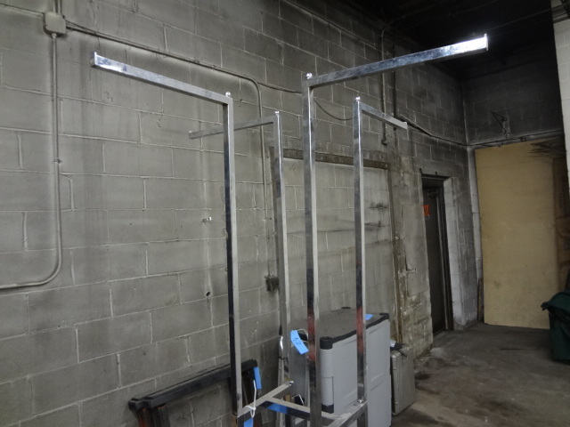 Four Armed Chrome Clothes Rack