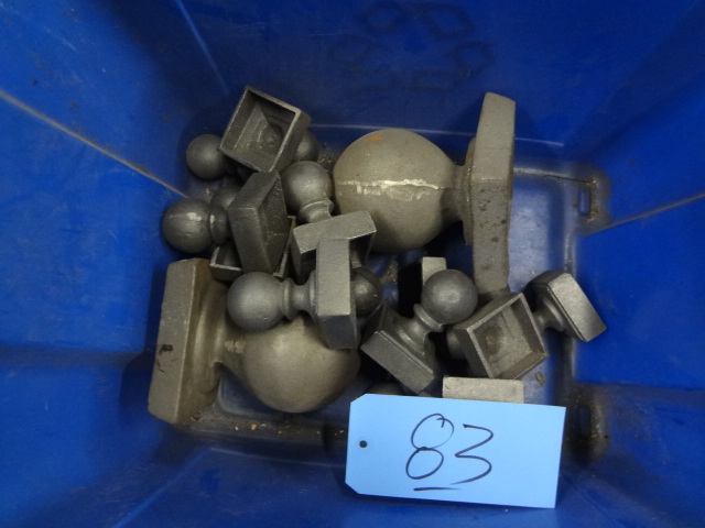 Lot of fence TopsFinials