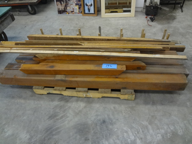 Lot of Cedar Deck Posts, Oak Trim