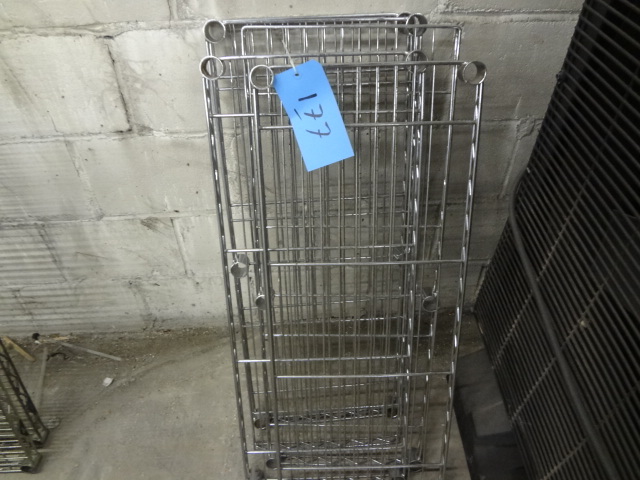 (5) Chrome Metro Racking