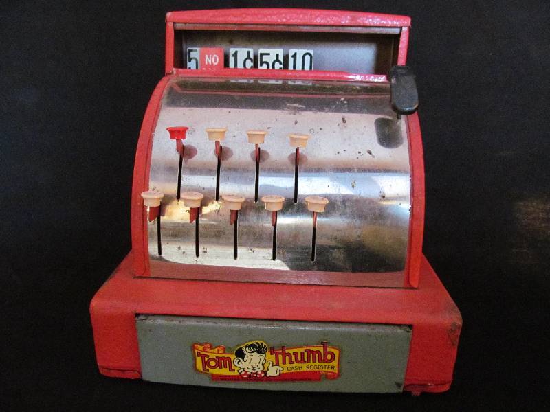 Vintage Toy Cash Register