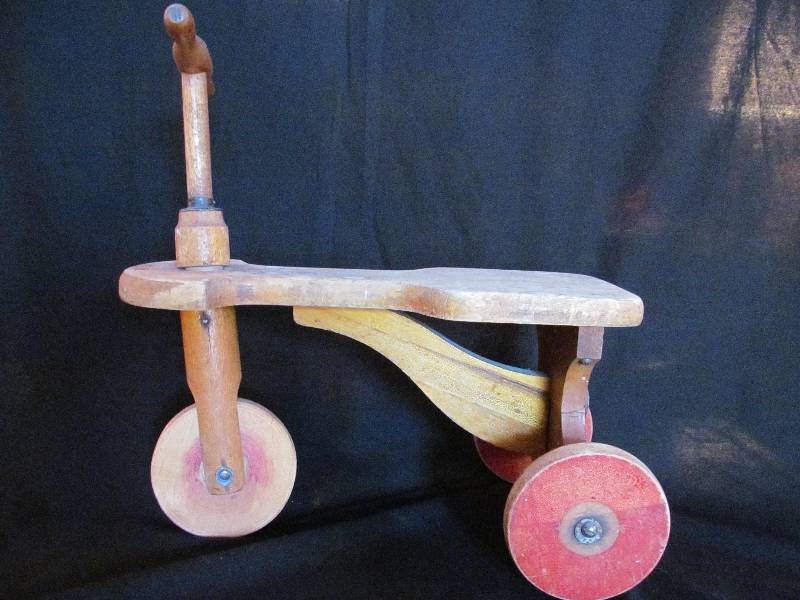 Antique Wooden Scooter