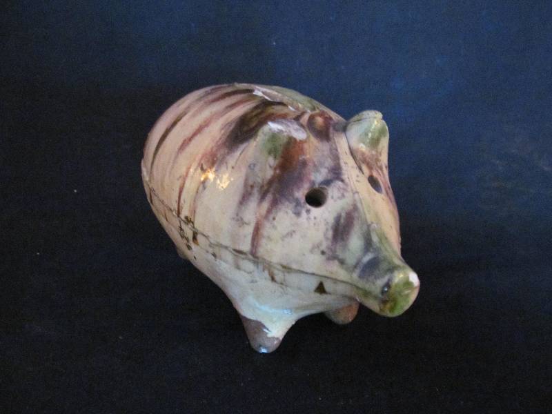 Antique Austrian Ceramic Piggy Bank