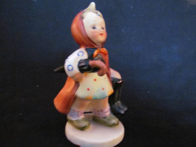 Antique Hummel Girl Figurine